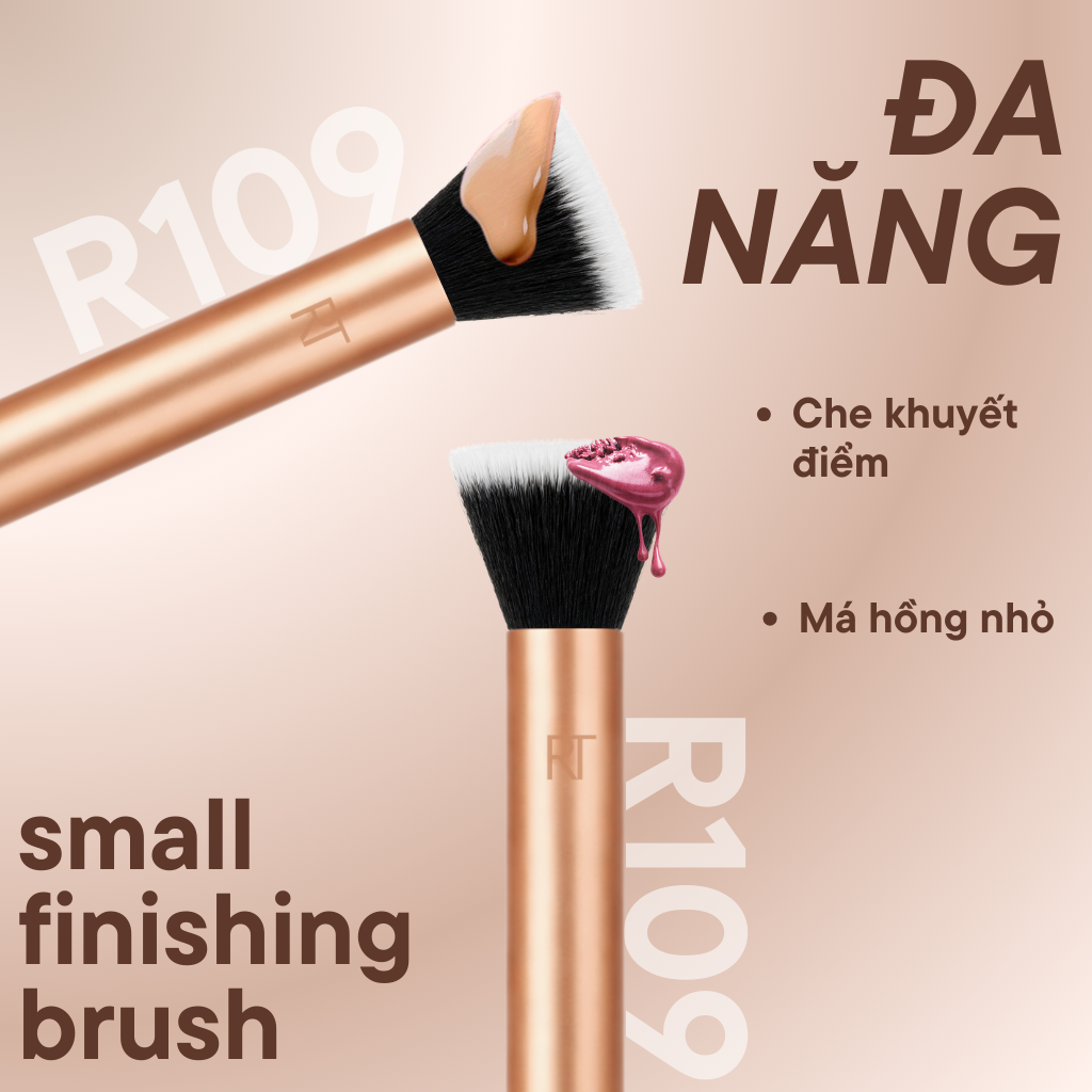 Cọ Hoàn Thiện Lớp Trang Điểm RT Real Techniques Small Finishing Brush R109